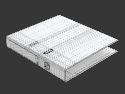 Rigged Ring Binder 3D मॉडल