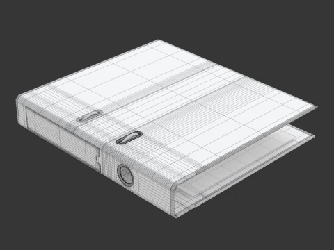 Pasta de argolas manipulada Modelo 3D