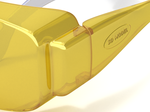 Safety Working Glasses Model 3D