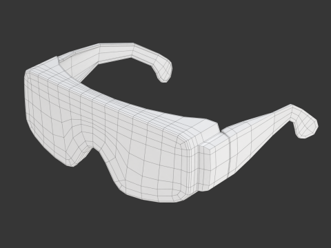 Safety Working Glasses Model 3D
