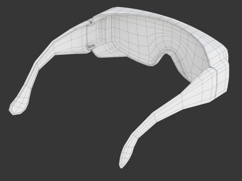 Emniyetli &Ccedil;alışma G&ouml;zl&uuml;kleri 3D Model