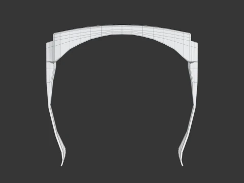 Emniyetli &Ccedil;alışma G&ouml;zl&uuml;kleri 3D Model