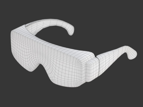 Safety Working Glasses Model 3D