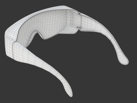 Safety Working Glasses Model 3D