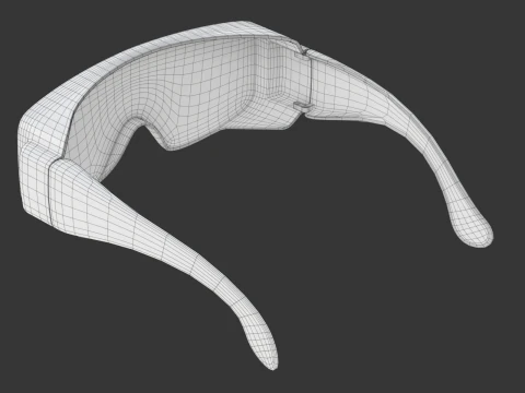 Emniyetli &Ccedil;alışma G&ouml;zl&uuml;kleri 3D Model