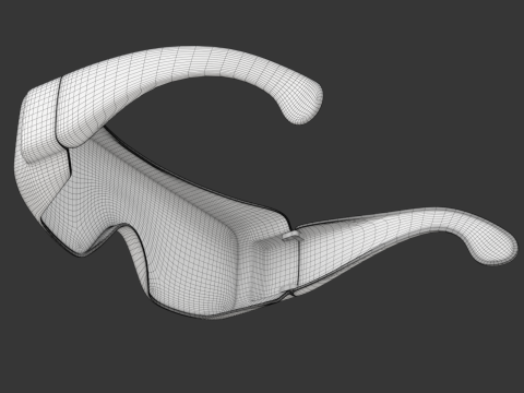 Safety Working Glasses Model 3D