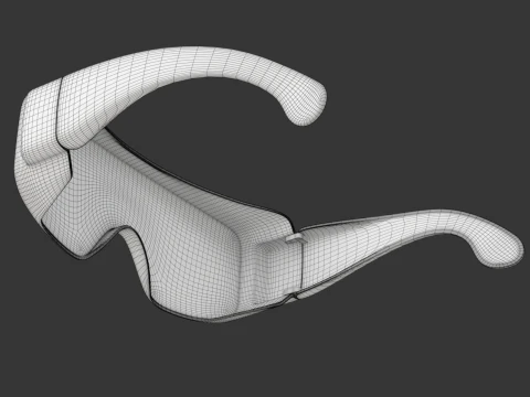 Emniyetli &Ccedil;alışma G&ouml;zl&uuml;kleri 3D Model