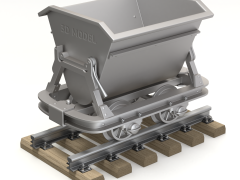 Mining Cart 3D Модель