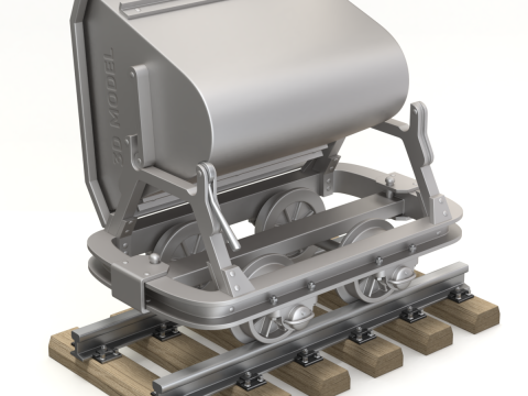 Mining Cart Modelo 3D