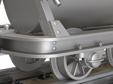 Mining Cart Modelo 3D