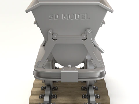 Mining Cart 3D Model