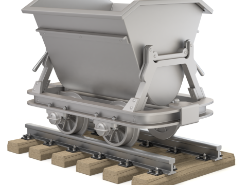 Mining Cart Modelo 3D