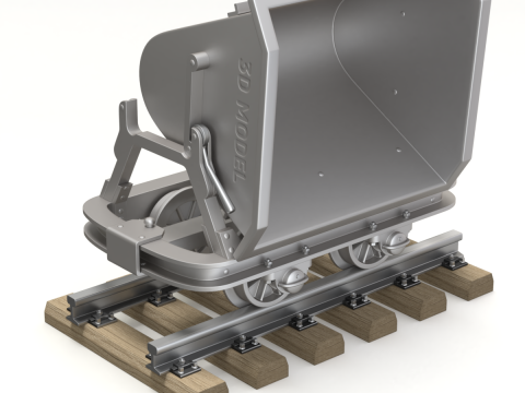 Mining Cart Modelo 3D