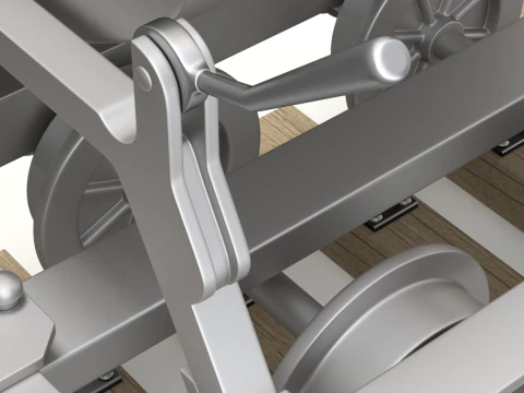 Mining Cart 3D Model