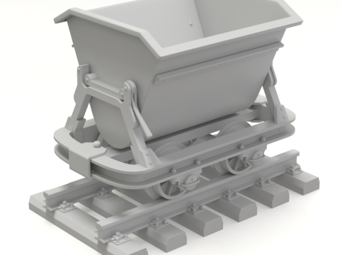 Mining Cart Modelo 3D
