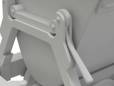 Mining Cart 3D Model