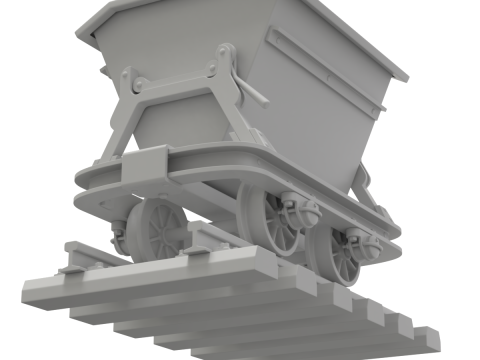 Mining Cart Modelo 3D