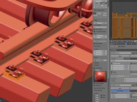 Mining Cart 3D Model