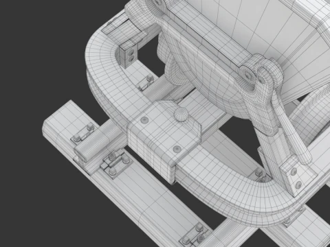 Mining Cart 3D Model