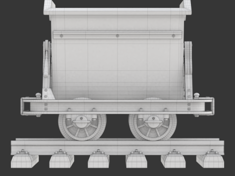 Mining Cart Modelo 3D
