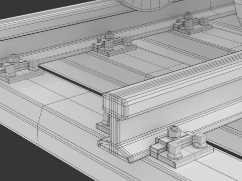 Mining Cart 3D Model