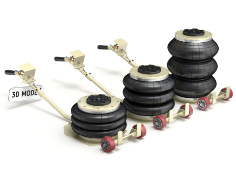 Pneumatic Jack 3D Model