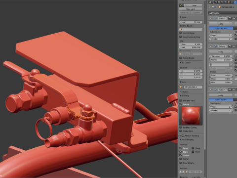Pneumatic Jack 3D Model