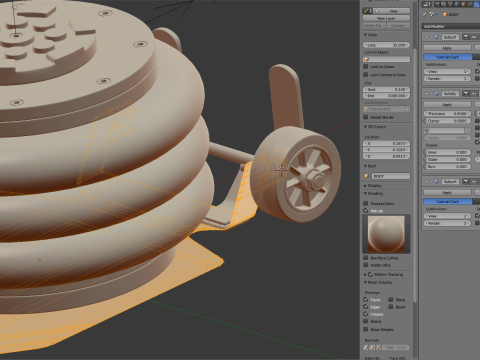 Pneumatic Jack 3D Model
