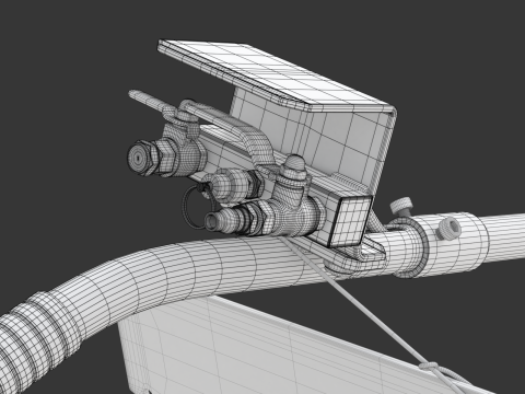 Pneumatic Jack 3D Model