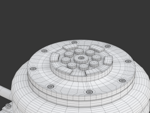 Pneumatic Jack 3D Model