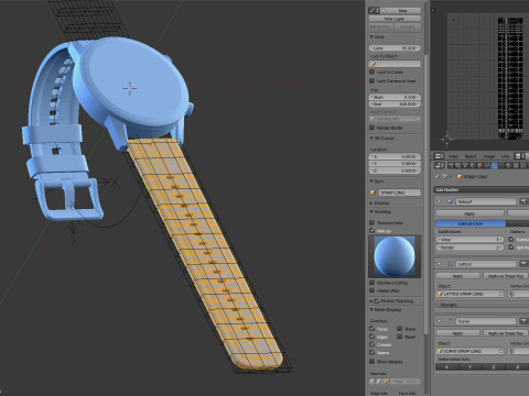 Honor Magic Watch 2 3D Model