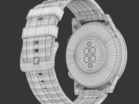 Honor Magic Watch 2 3D Model