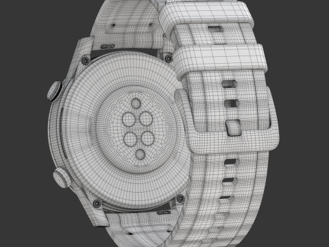 Honor Magic Watch 2 3D Model