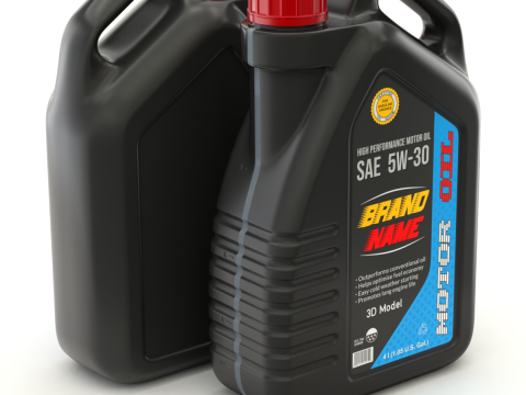 Engine Oil Bottle Modèle 3D