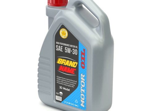 Engine Oil Bottle Modèle 3D