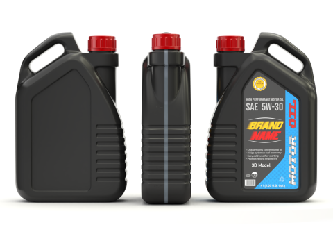 Engine Oil Bottle Modèle 3D