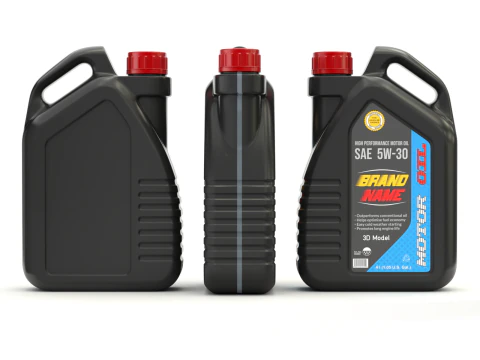 Motor Yağı Şişesi 3D Model