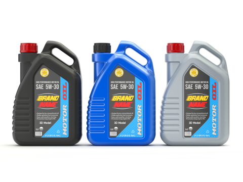 Engine Oil Bottle Modèle 3D