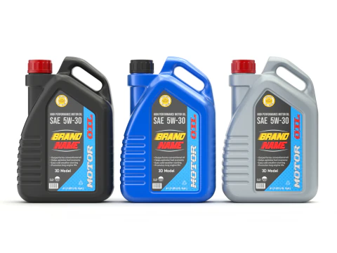 Motor Yağı Şişesi 3D Model