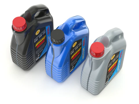 Motor Yağı Şişesi 3D Model