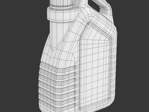Motor Yağı Şişesi 3D Model