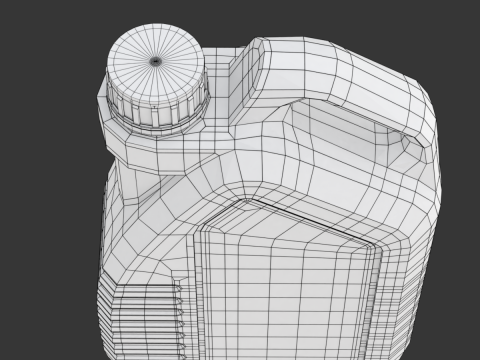 Engine Oil Bottle Modèle 3D