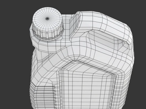 Motor Yağı Şişesi 3D Model