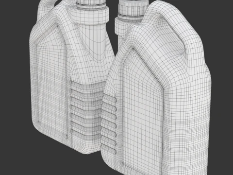 Motor Yağı Şişesi 3D Model