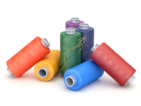 Sewing Thread Set 3D Модель