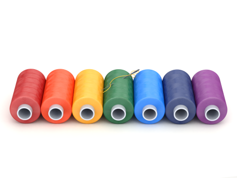 Sewing Thread Set 3D Модель