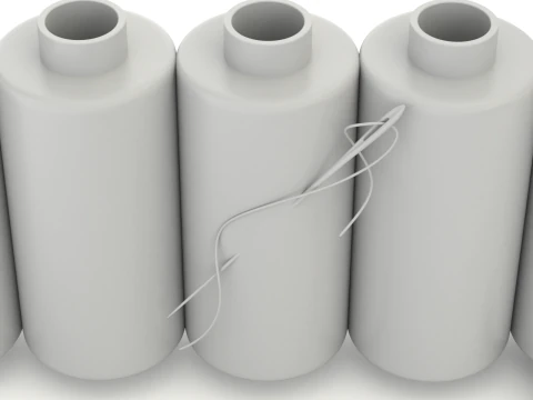 Sewing Thread Set 3D Model