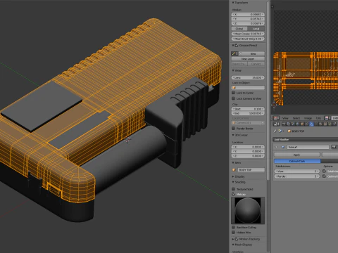Tester per batterie con batteria AA Modello 3D
