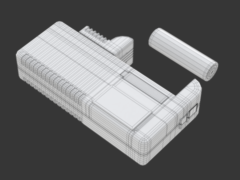 Battery Tester With AA Battery Modelo 3D
