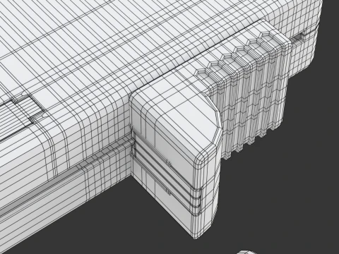 Tester per batterie con batteria AA Modello 3D